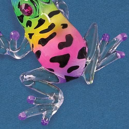 Glass Baron - Handcrafted Frog Figurine | Unique Home Decor Accent Piece