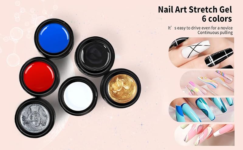 AOBOO Spider Gel for Nails - High Elasticity Line Drawing Nail Art Polish
