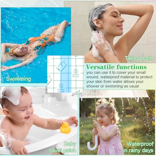 Qianyu Disposable Makeup Hand Palette 50 Pcs Transparent Waterproof Mixing Tray