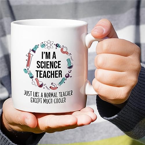 Retreez Funny Science Teacher Mug - White Ceramic Coffee Cup Gift - TCH015