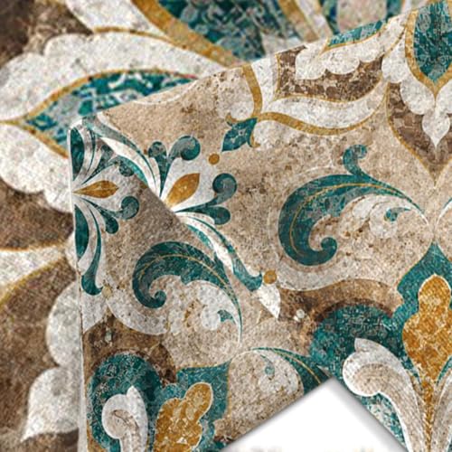 Emvency 20x20 Inch Moroccan Vintage Tile Throw Pillow Cover