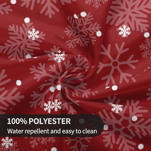 Christmas Cat Round Tablecloth 60 Inch Washable Holiday Kitchen Decor - Variation of THIS listing