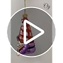 Festive Teacher Gnome Glass Christmas Ornament - Holiday Decor, Gift