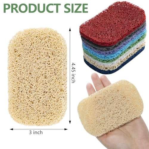 8-Color Soap Saver Pads for Bar Soap - Self-Draining Soap Holders