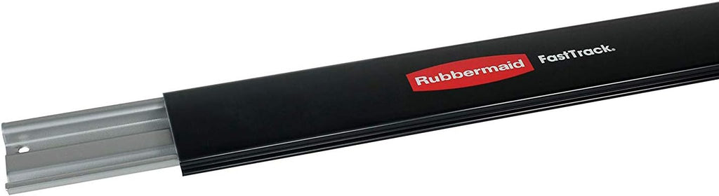 Rubbermaid Heavy-Duty Steel Horizontal Wall Mounted Storage Rail - 48 Inch | 4 Pack for Home/Garage