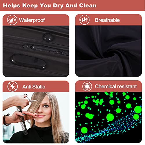YELEGAI Waterproof Nylon Short Barber Cape for Hair Cutting & Styling