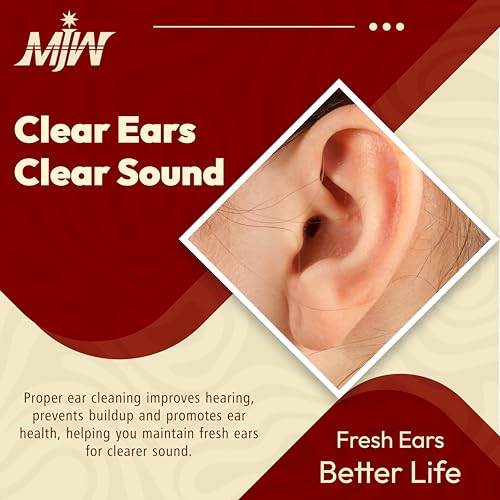 MJW Stainless Steel Ear Wax Removal Tool - Reusable Ear Curette