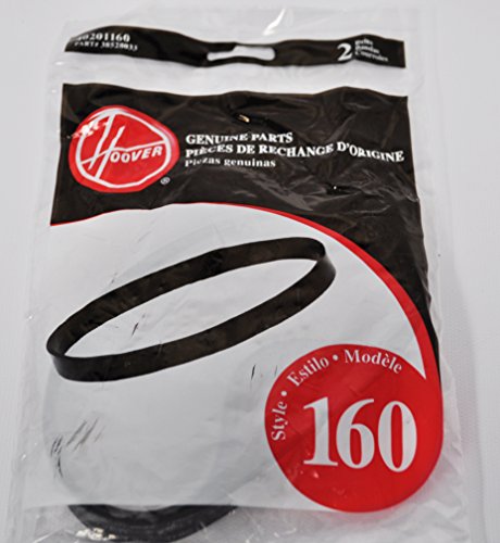 Genuine Hoover Windtunnel Style 160 Replacement Vacuum Belts - 2 Pack