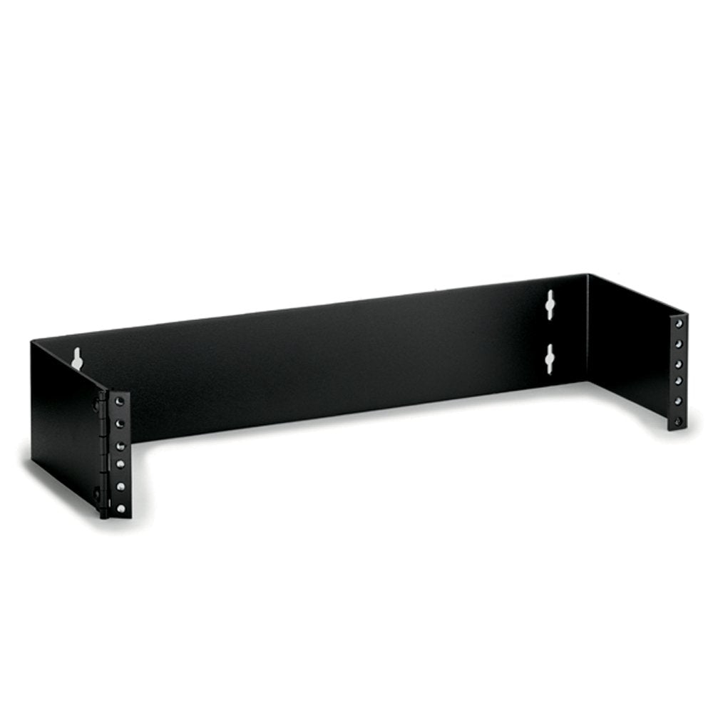 Leviton 4-Position (7.0-inch H, 6.0-inch D) Hinged Wall-Mount Bracket, 49251-W64, Black