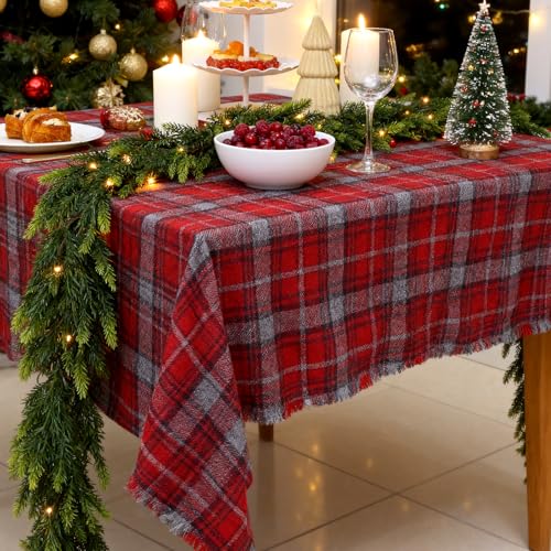9FT Christmas Garland with Lights Real Touch Cedar Artificial Decor