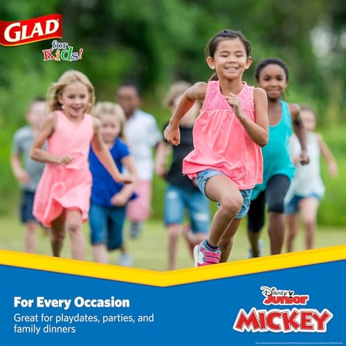 Glad Disney Mickey & Friends Paper Plates, 8.5 Inch, 80 Count (2-Pack)