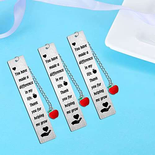 3 Teacher Bookmarks - Appreciation Gifts for Teachers