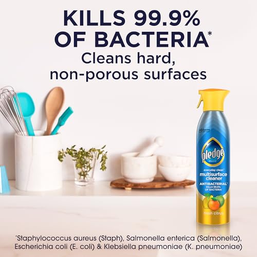 Pledge Antibacterial Multisurface Cleaner Spray - 9.7oz Citrus Scent