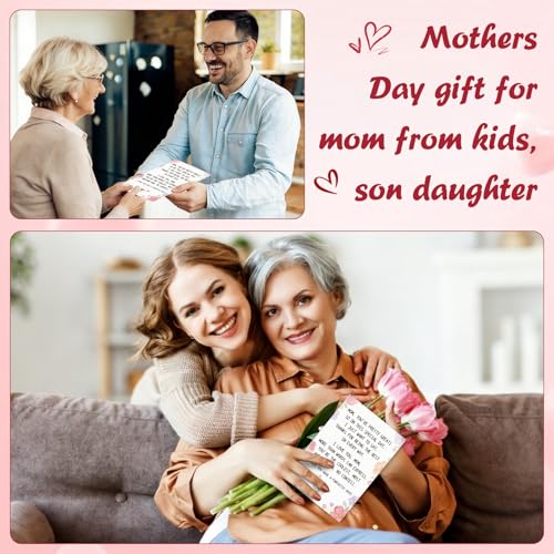 Elegant Watercolor Mother's Day Card for Mom - 5.5x8 inches