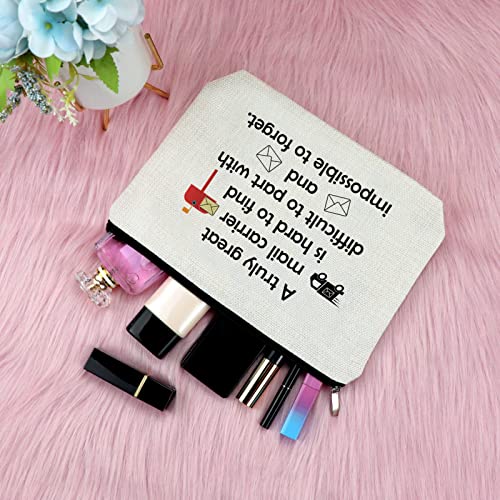 Mail Carrier Appreciation Makeup Bag - Postal Worker Gift Pouch
