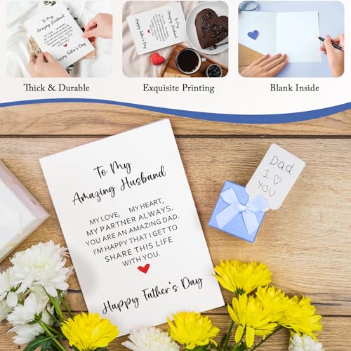 Romantic Father's Day Card for Husband - Heartfelt Gift