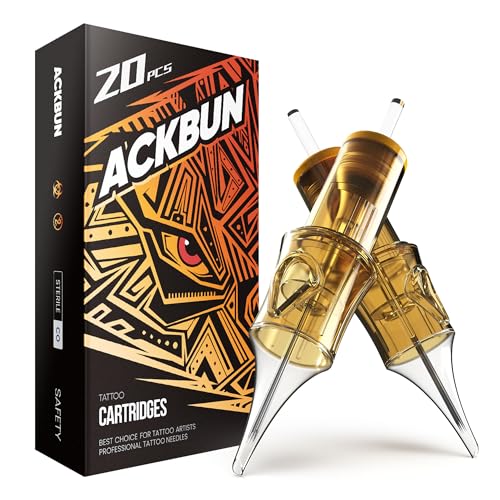 Ackbun 1209RL Round Liner Tattoo Needles Cartridges 20 Pcs