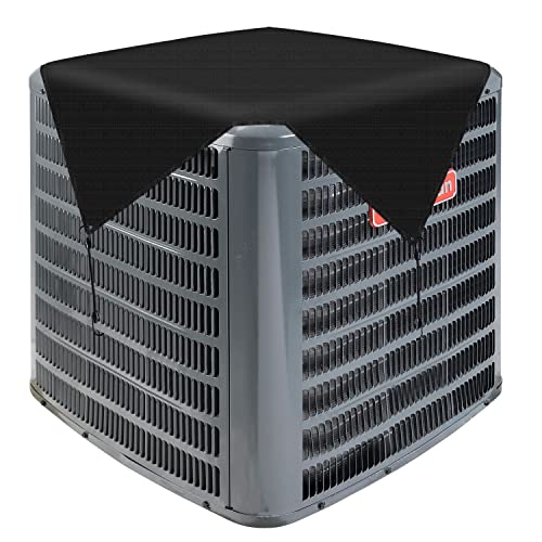Patio Solid Vinyl 32x32 Inch Outdoor AC Unit Cover Winter Weatherproof