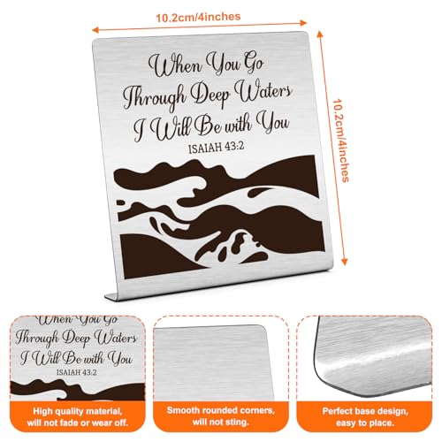Inspirational Bible Verse Decor Sign - Christian Gifts for Home & Office