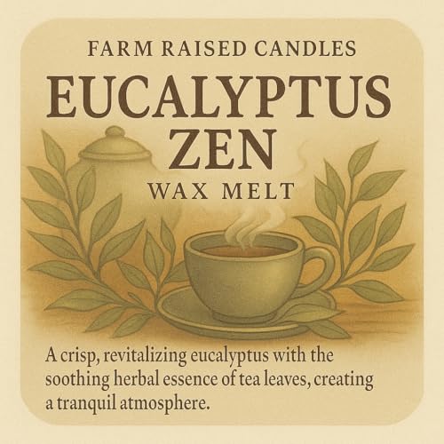 Eucalyptus Zen Soy Wax Melts - 2 Pack for Fresh Home Fragrance