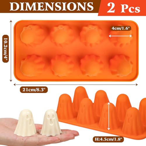 Kamehame Ghost Silicone Molds - 2 Pack Halloween Candy Molds