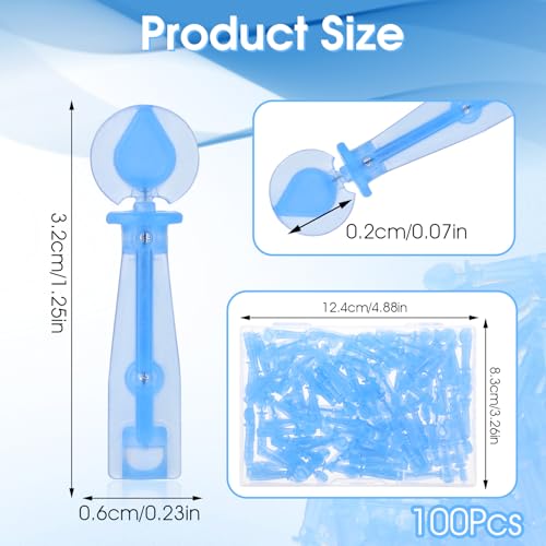 AOZUO 100PCS Sterile Pimple Needles Disposable Blackhead Remover Tool
