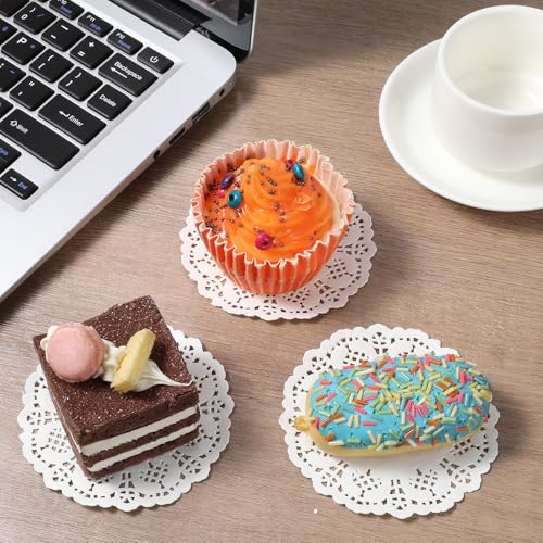 White Lace Paper Doilies 3.5 Inch 300 Pcs Disposable Placemats