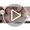 3D Flower Nail Charms with Pearls and Rhinestones - 60Pcs Pink Spring Blossom Acrylic Floral Manicure Decorations
