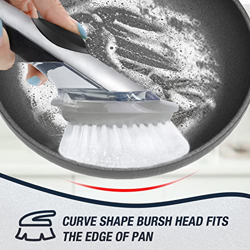 4 Pack OXO Dish Brush Replacement Heads for Soap Dispenser