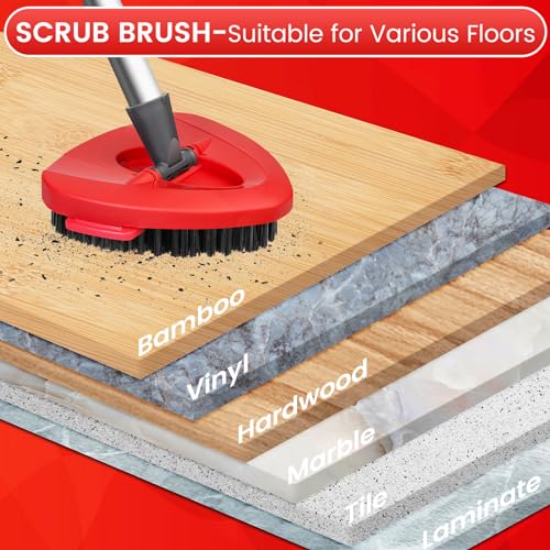 Oceda Mop Head Replacement Scrub Brush for EasyWring 1-Tank System