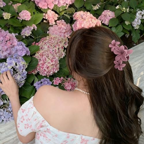 Large Flower Hair Claw Clips for Thick Hair Strong Hold Non-Slip