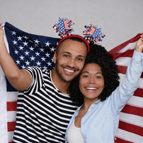USA Patriotic Headband for 4th of July Star Hairband Party Favors