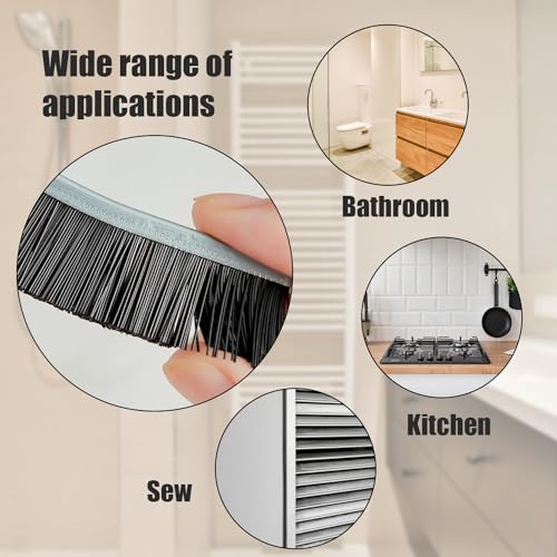 JHBEEY 3 Pack Crevice Cleaning Brushes Hard Bristle Gap & Grout Cleaners