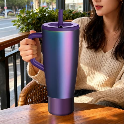 2Pcs Protective Boot Compatible with Brumate Era 40 oz 30 oz Tumbler, Anti-Dent & Anti-Slip Silicone Bottom Cover Protector Sleeve Bumper Compatible with Brumate Era Tumbler with Handle