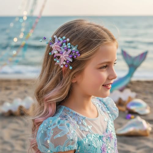 Campsis Starfish Pearl Wedding Hair Clip & Bridal Barrette