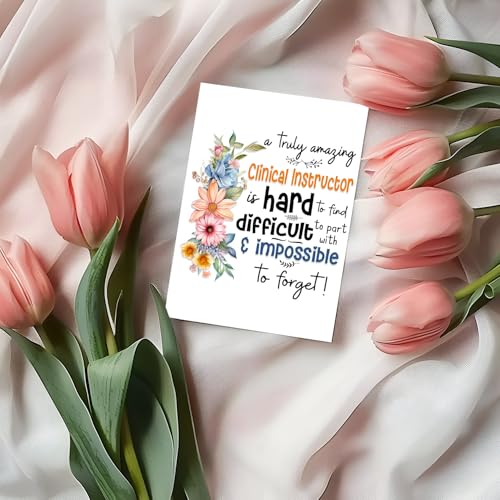 Funny Thank You Card for Clinical Instructors - 5x7 Appreciation Card