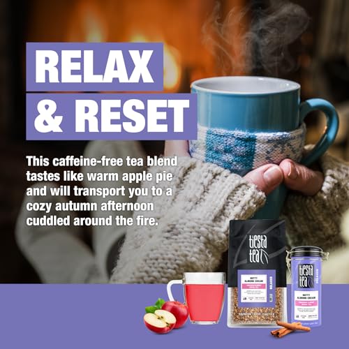 Tiesta Tea Nutty Almond Cream Loose Leaf Tea - Tin & Refill Set