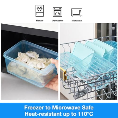 LocknLock 1.65L Freezer Fit Food Storage Containers - BPA Free, Stackable, Microwave & Dishwasher Safe