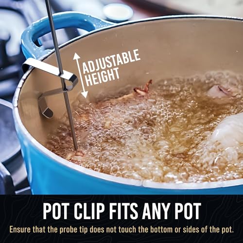 Craft911 Candy Thermometer with Pot Clip - Deep Fry & Candle Making (White) - 1 Pack