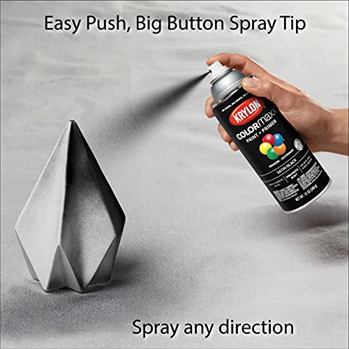 Krylon ColorMaxx Gloss Spray Paint, Peekaboo Blue, 12 Ounce (Pack of 3)