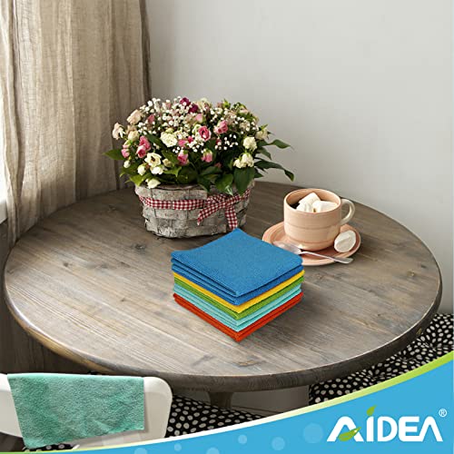 AIDEA Microfiber Cleaning Cloths - 20 Pack Soft & Absorbent Rags