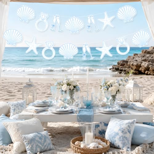 Last Toast on the Coast Bachelorette Banner Set - Beach Party Decor