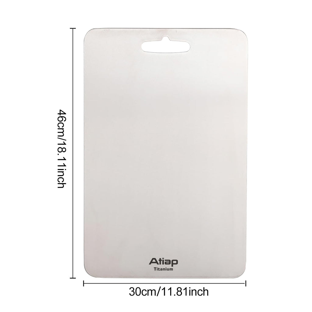 Titanium Cutting Board, Metal Cutting Board for kitchen with SGS-Certified (18 * 11.8inch)