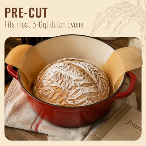 BlissBoard Disposable Sourdough Parchment Paper Sling - 30 Pcs