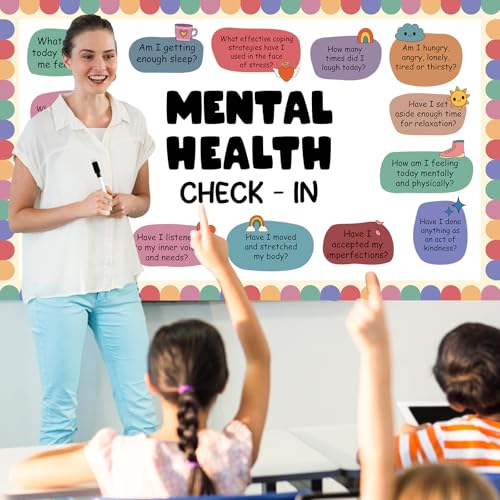 Mental Health Bulletin Board Set - Inspirational Classroom Decor