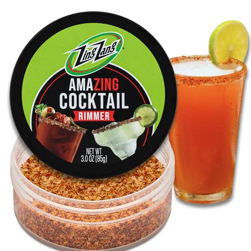 Zing Zang Cocktail Rimmer - Chili Lime Salt Blend for Bloody Marys (3 Oz)