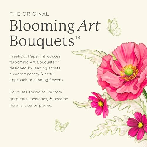 Blooming Roses Mini 3D Pop Up Card – Life-Sized Floral Art Gift