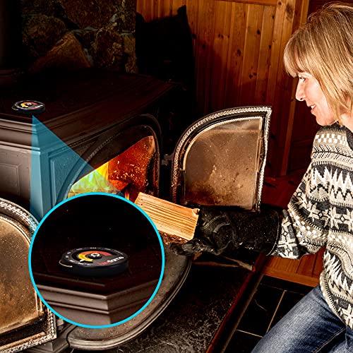 Skyflame Magnetic Wood Stove Thermometer with Large Dial