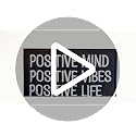 3 Pcs Motivational Iron-On Patches - Positive Mind Vibes Life