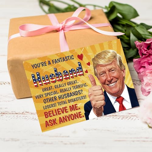 Funny Christmas Card for Husband - Wedding Anniversary & Birthday